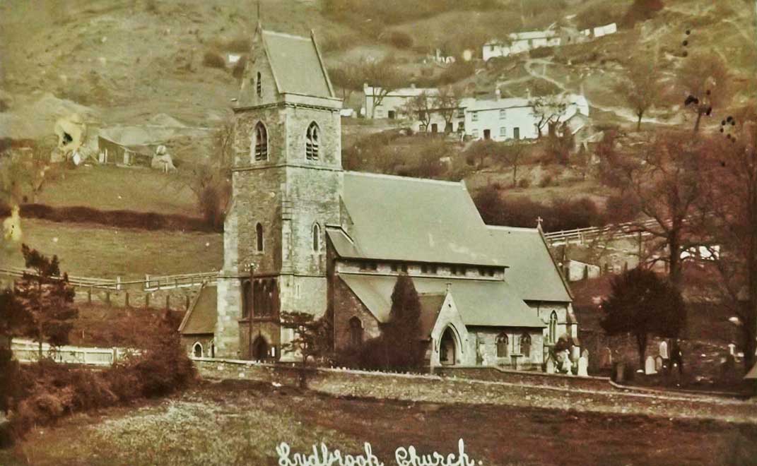An early photo of Lydbrook Church