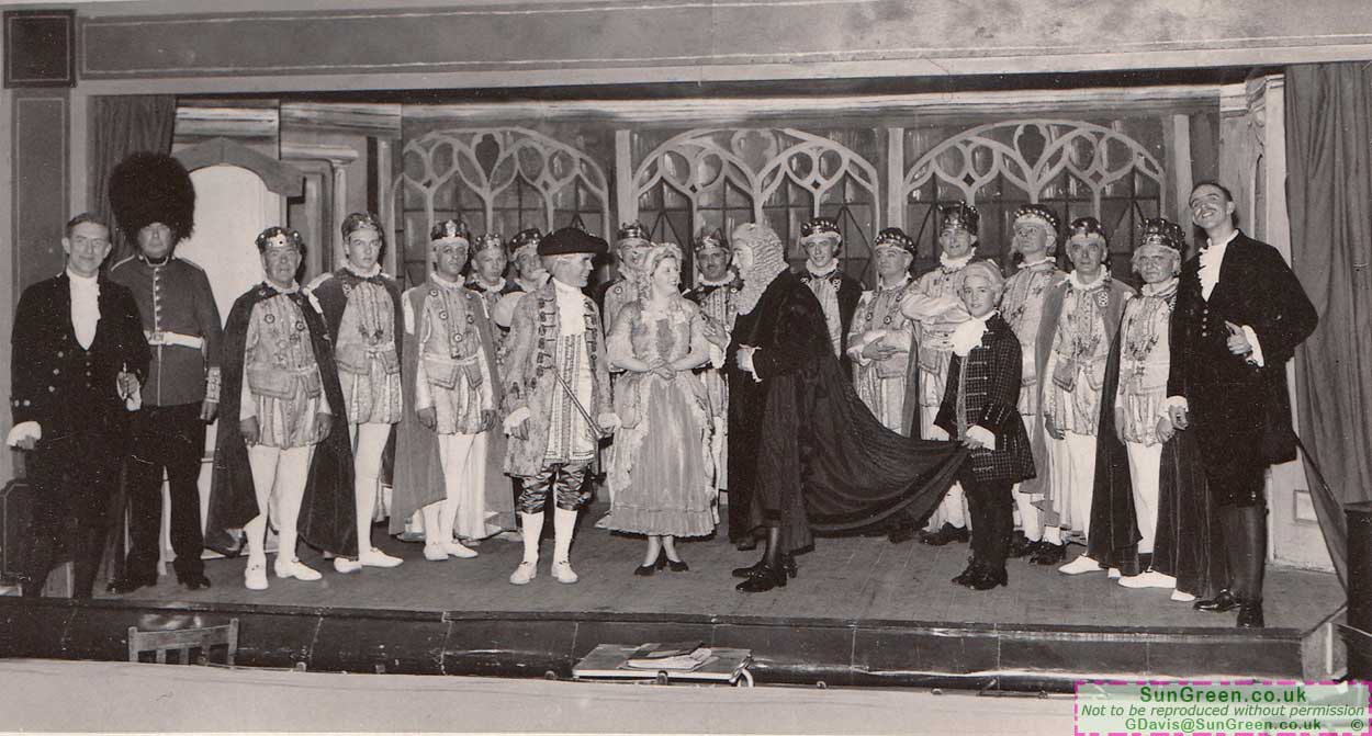 An old photo of Bells Grammar School photos at a production of Iolanthe in 1956