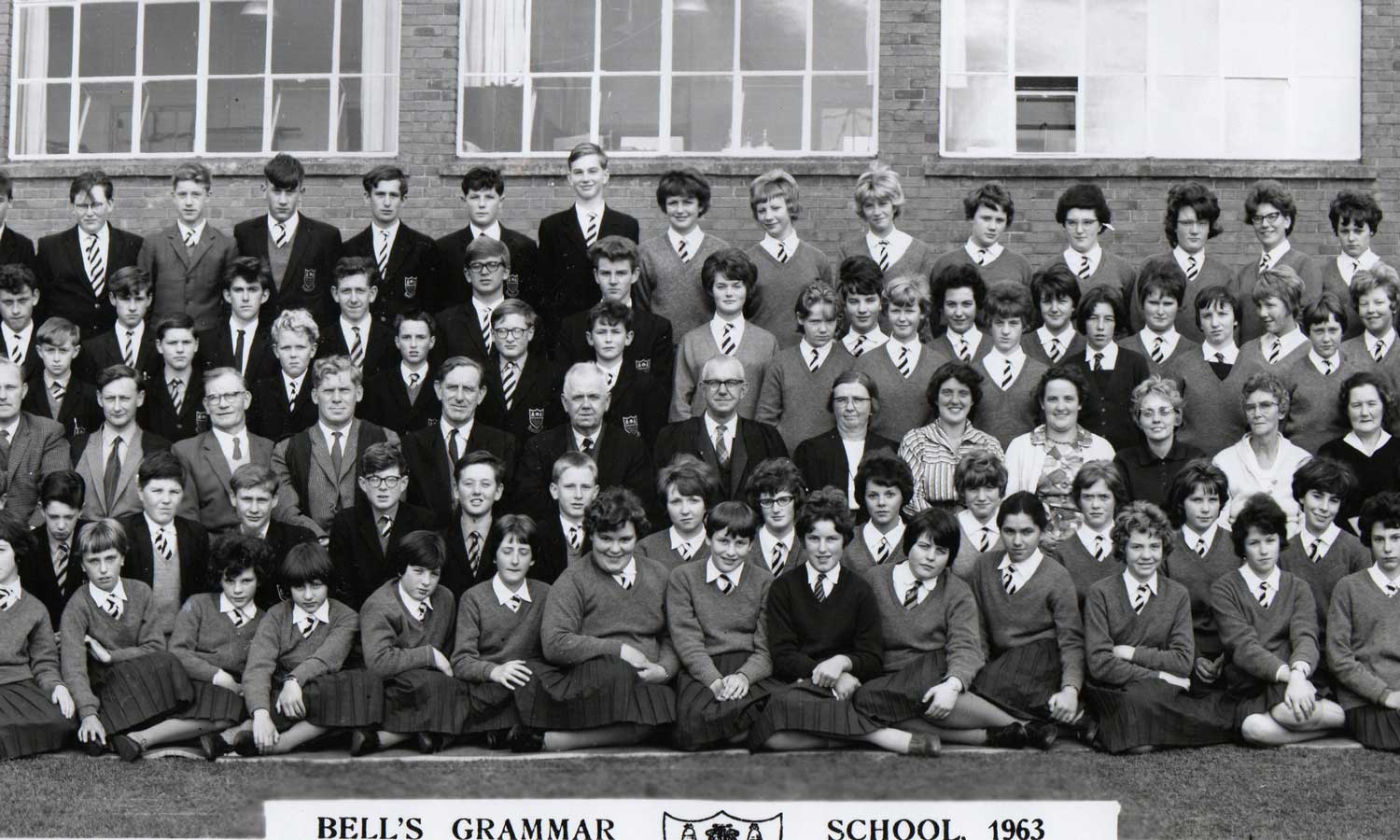 A photo of section1 of the Bells Grammar School photo from 1963- section 3