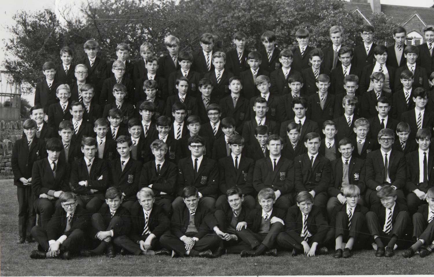 A photo of section1 of the Bells Grammar School photo from 1964 - section 1