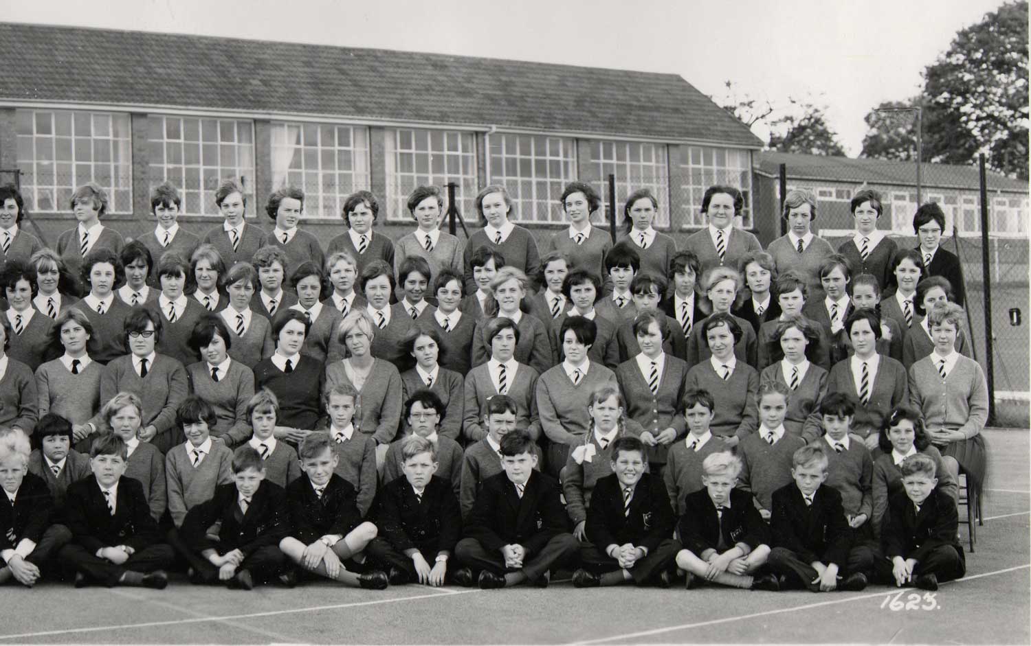 A photo of section1 of the Bells Grammar School photo from 1966 - Section 5