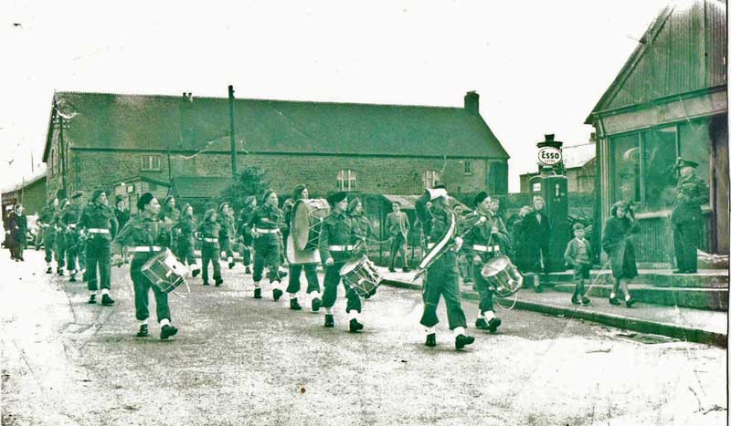 A parade in Broadwell