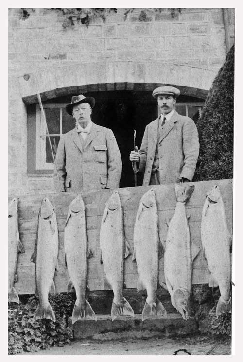 A photo of Tom Brown at Biblins Lodge in 1924