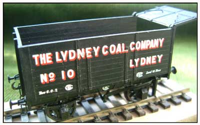 image: Model of a tipping coal wagon