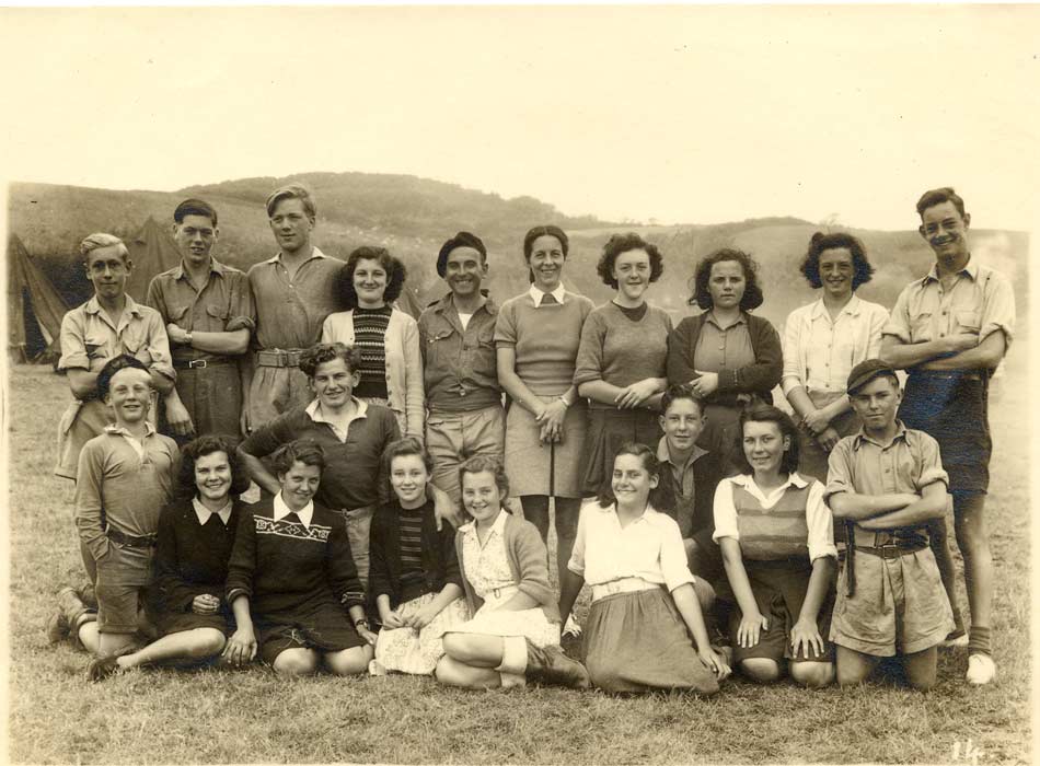 Lydney Grammar School Camp 1950s