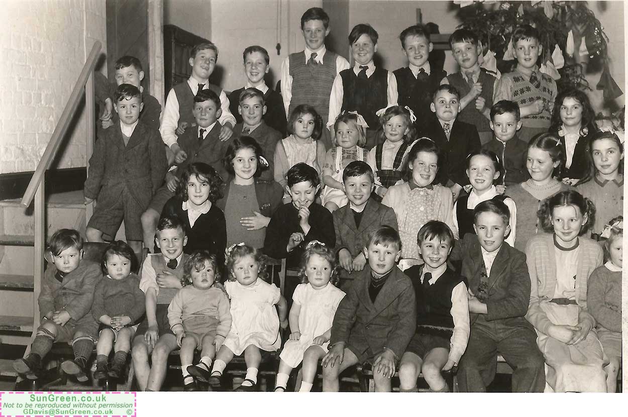 An old photo of a Cinderford children's party taken in 1948