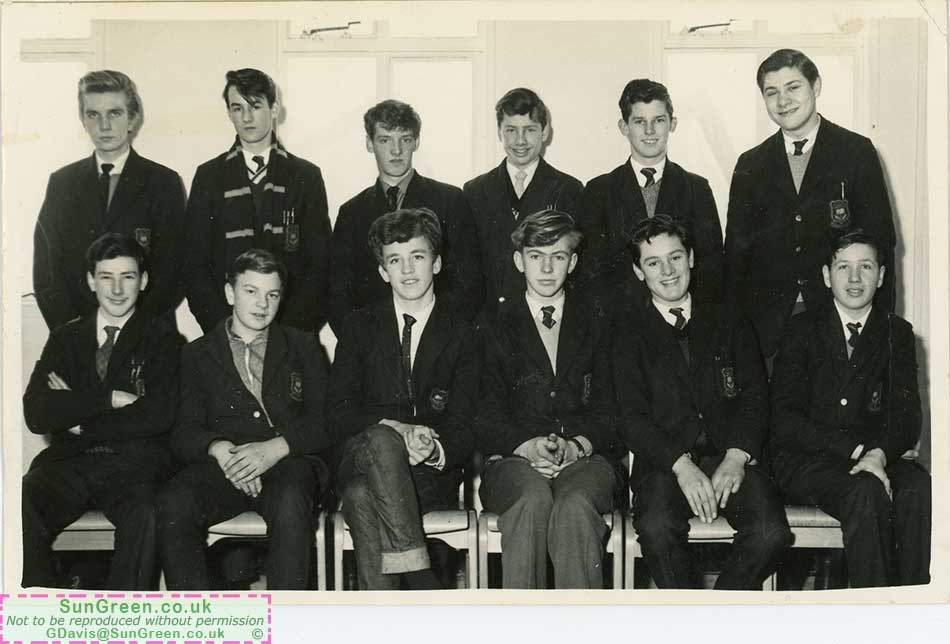 An old photo of students at Cinderford Mining and Technical College