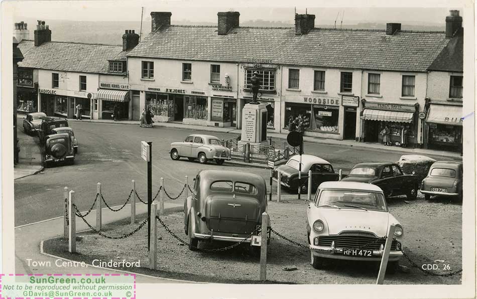 A photo of The Triangle, Cinderford, Gloucestershire.
