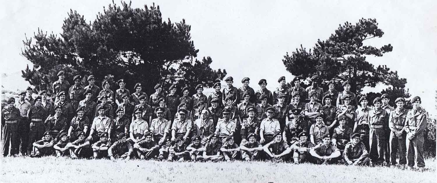 Some local cadets at Penhale camp in 1965