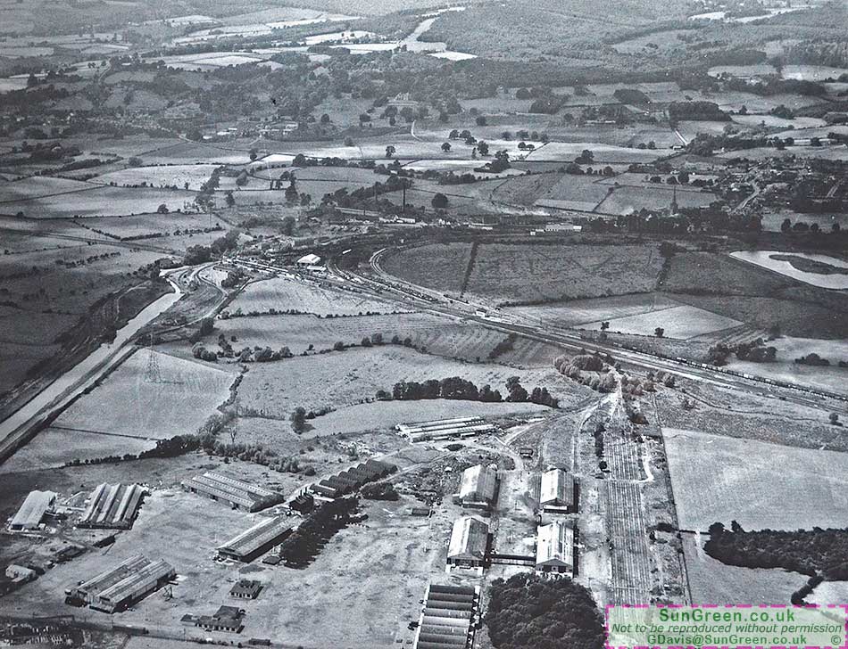 A photo of Lydney Industrial Estate from 1958.