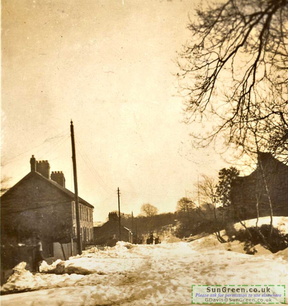 A photo of Brockhollands during the winter of 1947