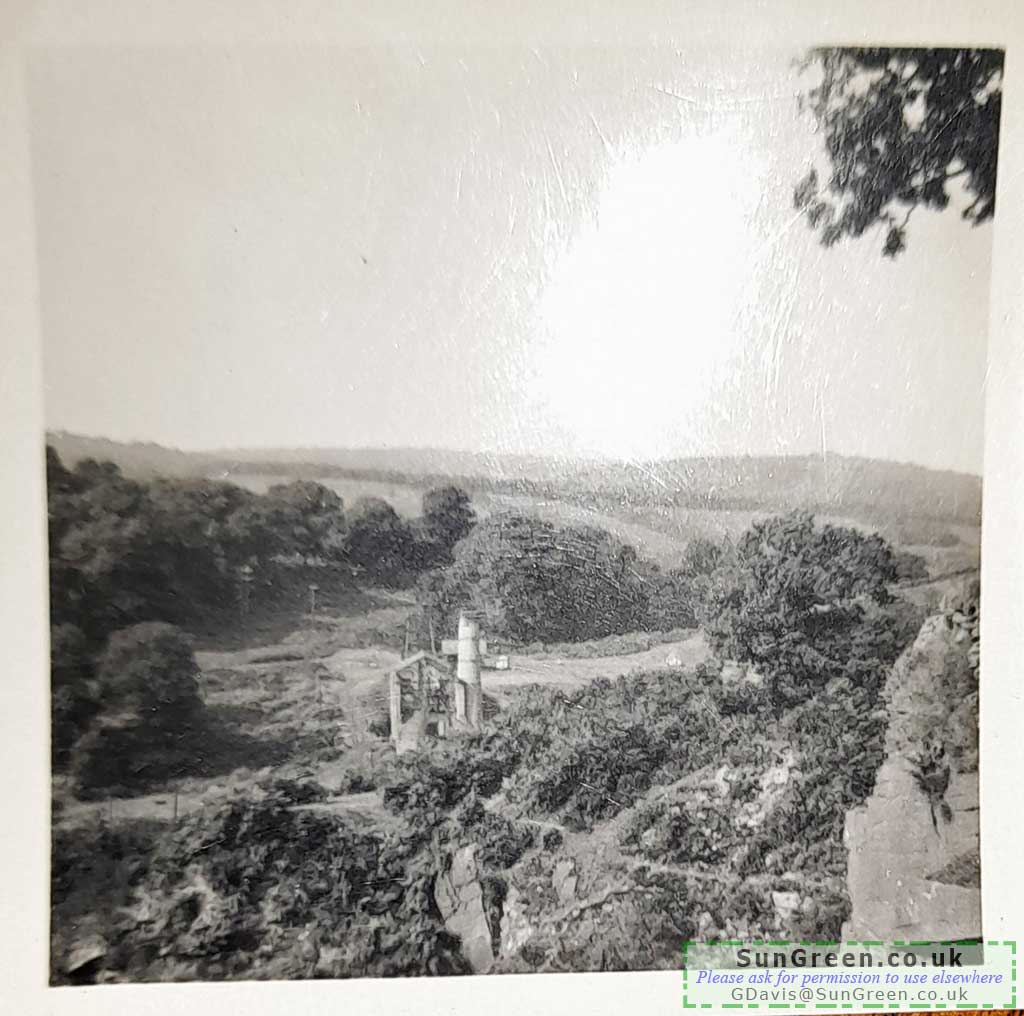 Remains of Flourmill Colliery, Bream, Gloucestershire c. 1952