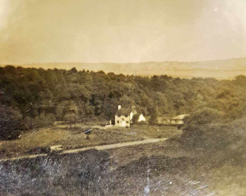 Knockley Lodge, Bream seen from the Flourmill spoilheap