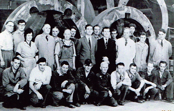 Pine End Staff, Lydney, 1961