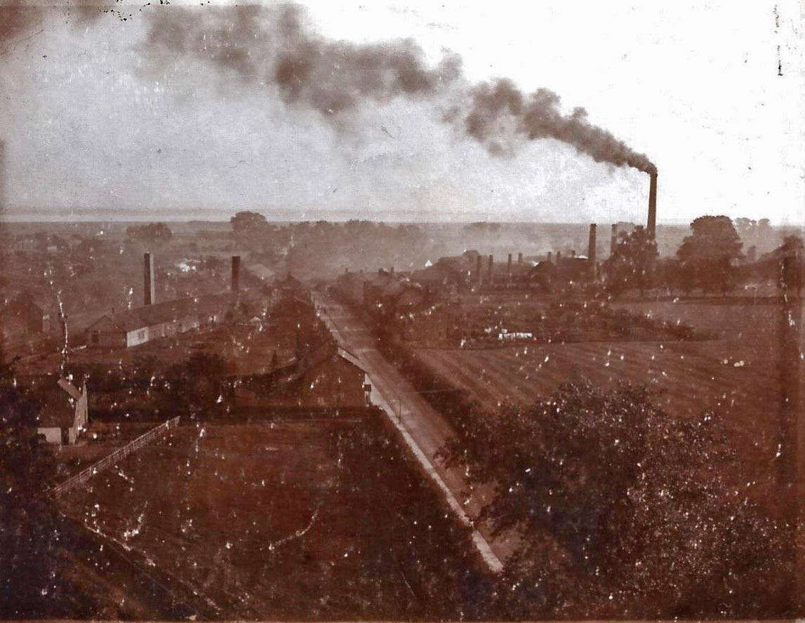 A view of, Lydney, Wagon Works & Tin Works.