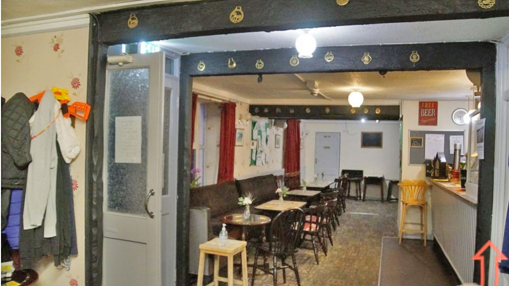 A photo taken inside The Nags Head, Oldcroft