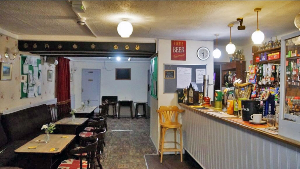 A photo taken inside the Nags Head Inn