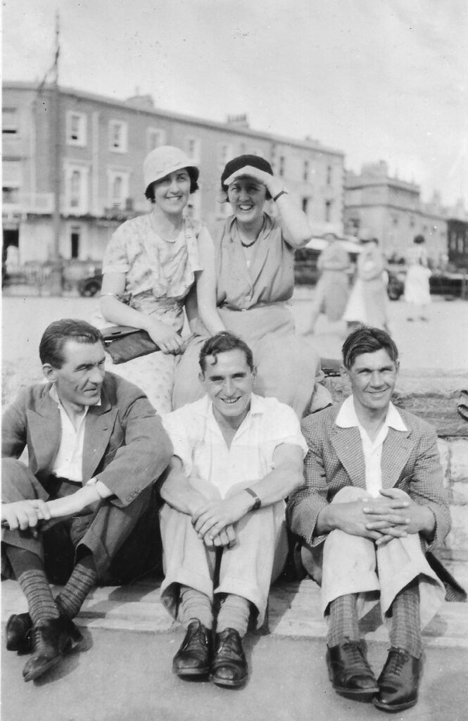 Phot of people on a visit to Weston