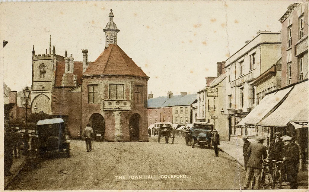A photo of Coleford Town Hall c 1927