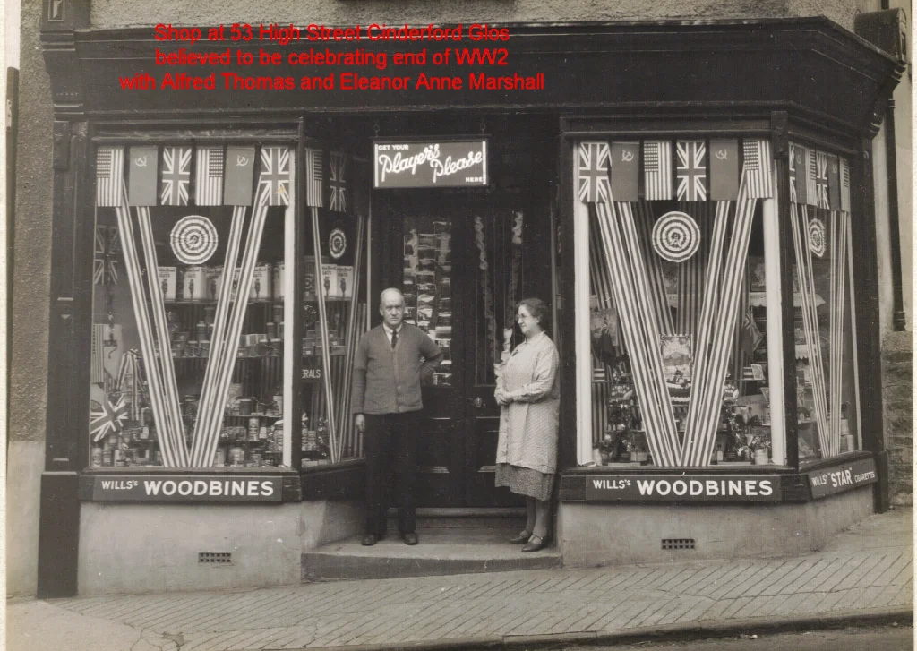 Cinderford High St in May 1945