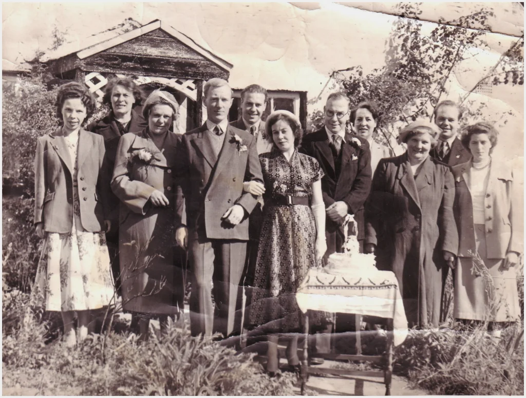 Dunn – Buxton wedding  c. 1950